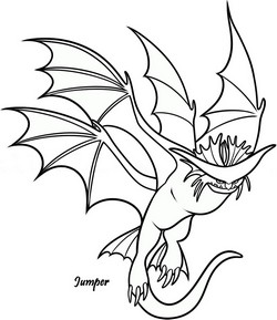 coloriage dragons 2 jumper
